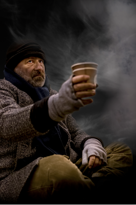 Årets fotograf, runde 2 2023 - Homeless, Trygve Selmer, 2. plass