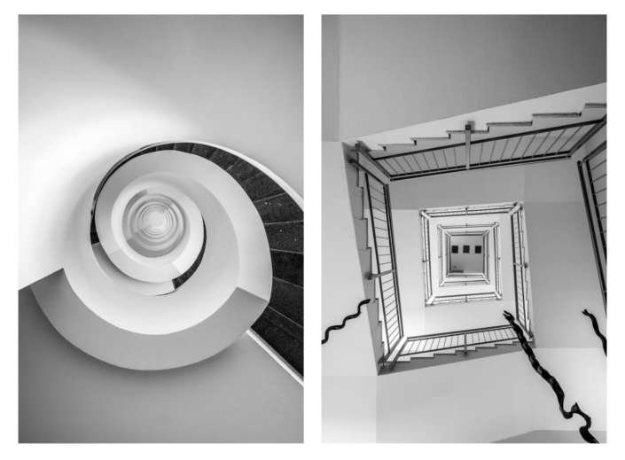 Vinner månedens bilde i desember Foto: Torbjørn Sundheim Tema: Diptych, åpent tema Tittel: Stairs